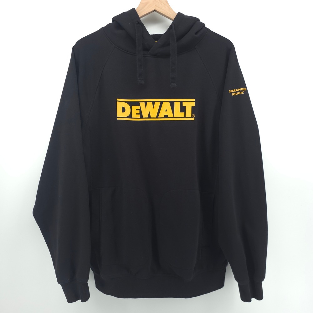 DeWalt Mens Hoodie Logan Medium Black Workwear Pullover